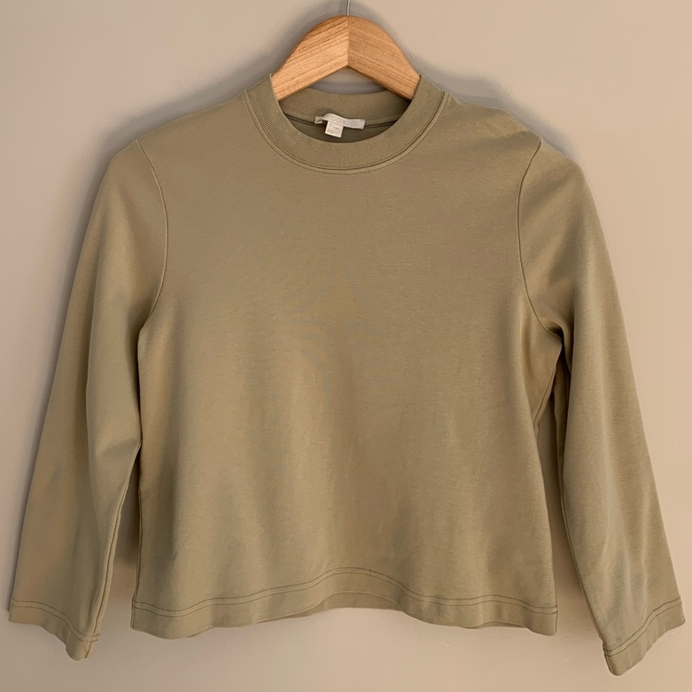 COS Crew Neck Pale Green EUC Small
